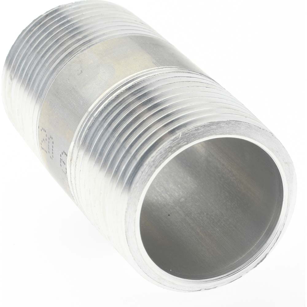 Merit Brass 3/4 x 2" 6061 Aluminum Pipe Nipple 57067704 MSC