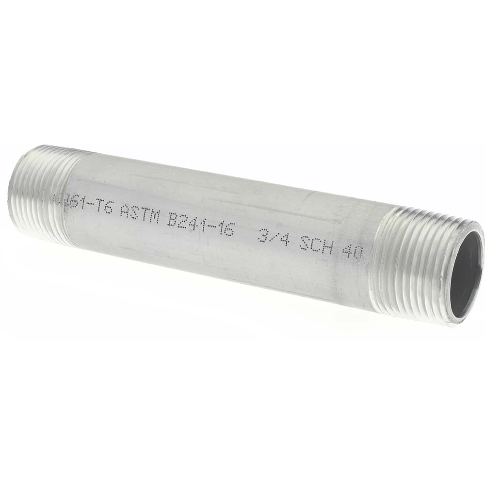 3/4 X 2 NPT Seamless Pipe Nipple – Schedule 40 Aluminum 6061-T6 – AN1050211