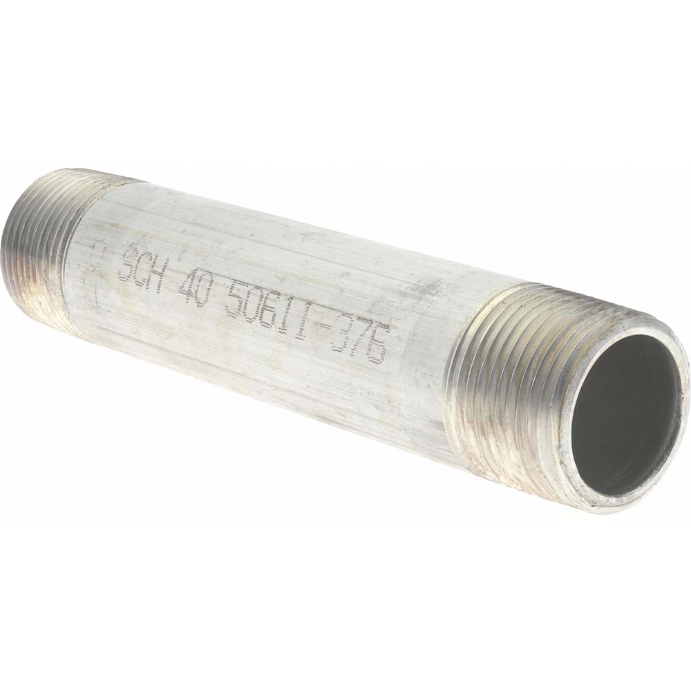 Merit Brass 1 x 6" 6061 Aluminum Pipe Nipple 57067886 MSC