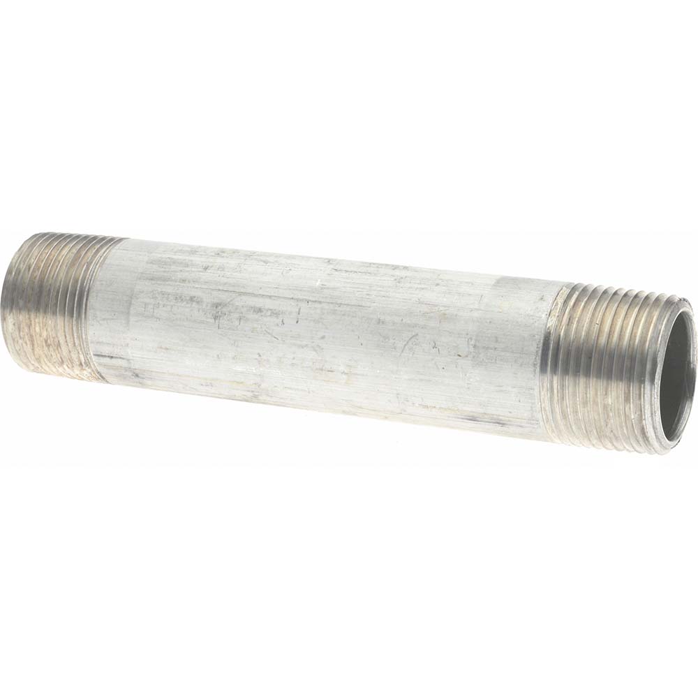 Merit Brass 1 x 6" 6061 Aluminum Pipe Nipple 57067886 MSC