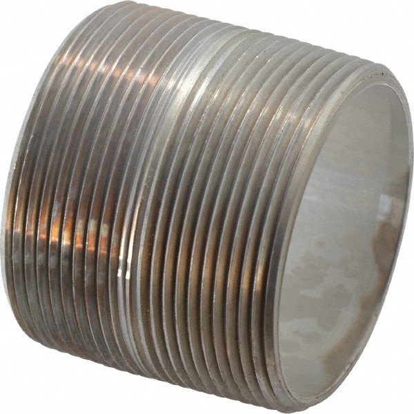 Merit Brass 2 x 2" 6061 Aluminum Pipe Nipple 57068090 MSC