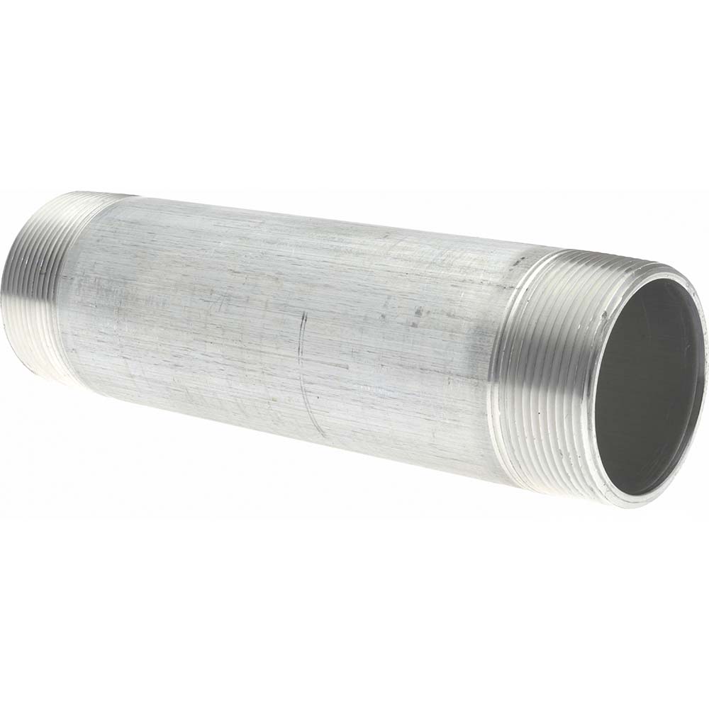 Merit Brass 2 x 8" 6061 Aluminum Pipe Nipple 57068181 MSC