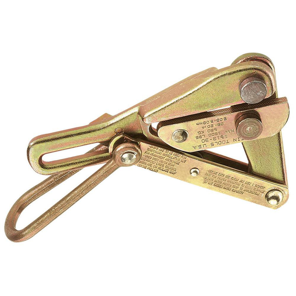 Single Eye, Single V Groove Jaw, Steel Wire Grip Hoist