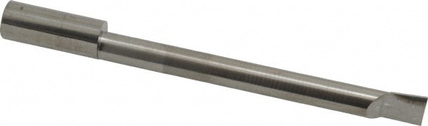 Accupro B3203000R Corner Radius Boring Bar: 0.32" Min Bore, 3" Max Depth, Right Hand Cut, Submicron Solid Carbide 