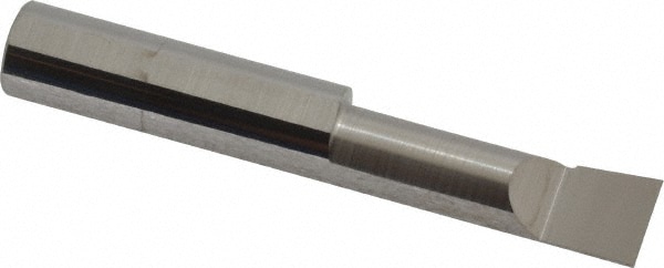 Accupro B3601150R Corner Radius Boring Bar: 0.36" Min Bore, 1.15" Max Depth, Right Hand Cut, Submicron Solid Carbide 