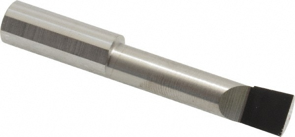 Accupro B3601500R Corner Radius Boring Bar: 0.36" Min Bore, 1-1/2" Max Depth, Right Hand Cut, Submicron Solid Carbide 