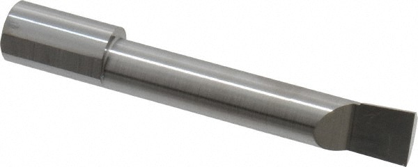 Accupro B3601800R Corner Radius Boring Bar: 0.36" Min Bore, 1.8" Max Depth, Right Hand Cut, Submicron Solid Carbide 