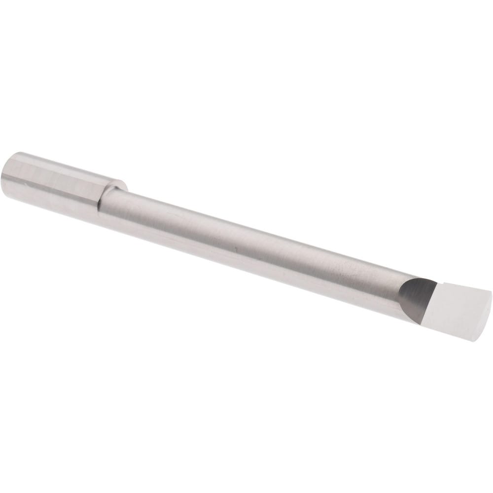 Accupro B3603000R Corner Radius Boring Bar: 0.36" Min Bore, 3" Max Depth, Right Hand Cut, Submicron Solid Carbide 