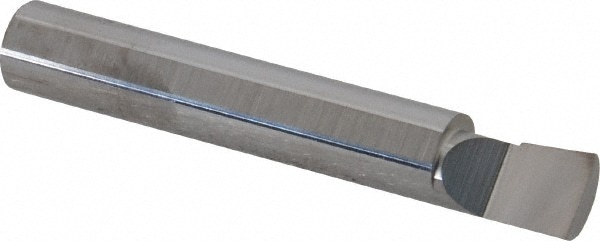 Accupro B360500R Corner Radius Boring Bar: 0.36" Min Bore, 1/2" Max Depth, Right Hand Cut, Submicron Solid Carbide 