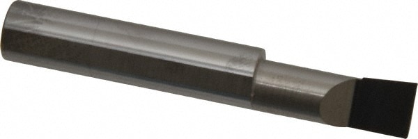 Accupro B360900R Corner Radius Boring Bar: 0.36" Min Bore, 0.9" Max Depth, Right Hand Cut, Submicron Solid Carbide 