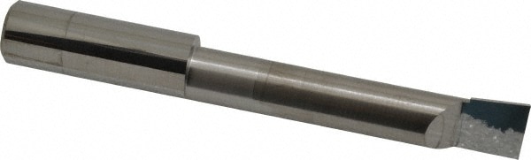 Accupro B4902500R Corner Radius Boring Bar: 0.49" Min Bore, 2-1/2" Max Depth, Right Hand Cut, Submicron Solid Carbide 