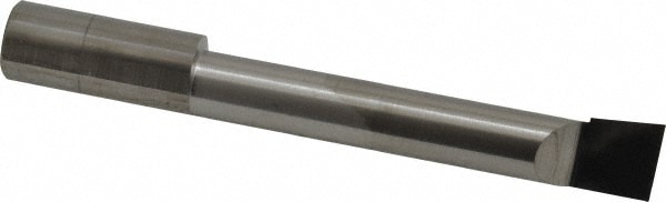 Accupro B4902750R Corner Radius Boring Bar: 0.49" Min Bore, 2-3/4" Max Depth, Right Hand Cut, Submicron Solid Carbide 