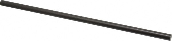 Round Linear Shafting: 0.5" Dia, 15" OAL, Ceramic Coated Aluminum