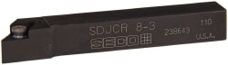 Seco 71952 RH SDJC 0° Neutral Rake Indexable Turning Toolholder Image