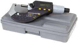 TESA Brown & Sharpe 599-125 Electronic Outside Micrometer: 1.2", Solid Carbide Measuring Face, IP54 
