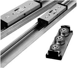 Pacific Bearing RR30-720 720mm OAL x 30mm Overall Width x 16mm Overall Height Self Lubricated Linear Guide Systems Image