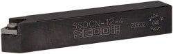 Seco 43260 Neutral SSDC 0° Neutral Rake Indexable Turning Toolholder Image