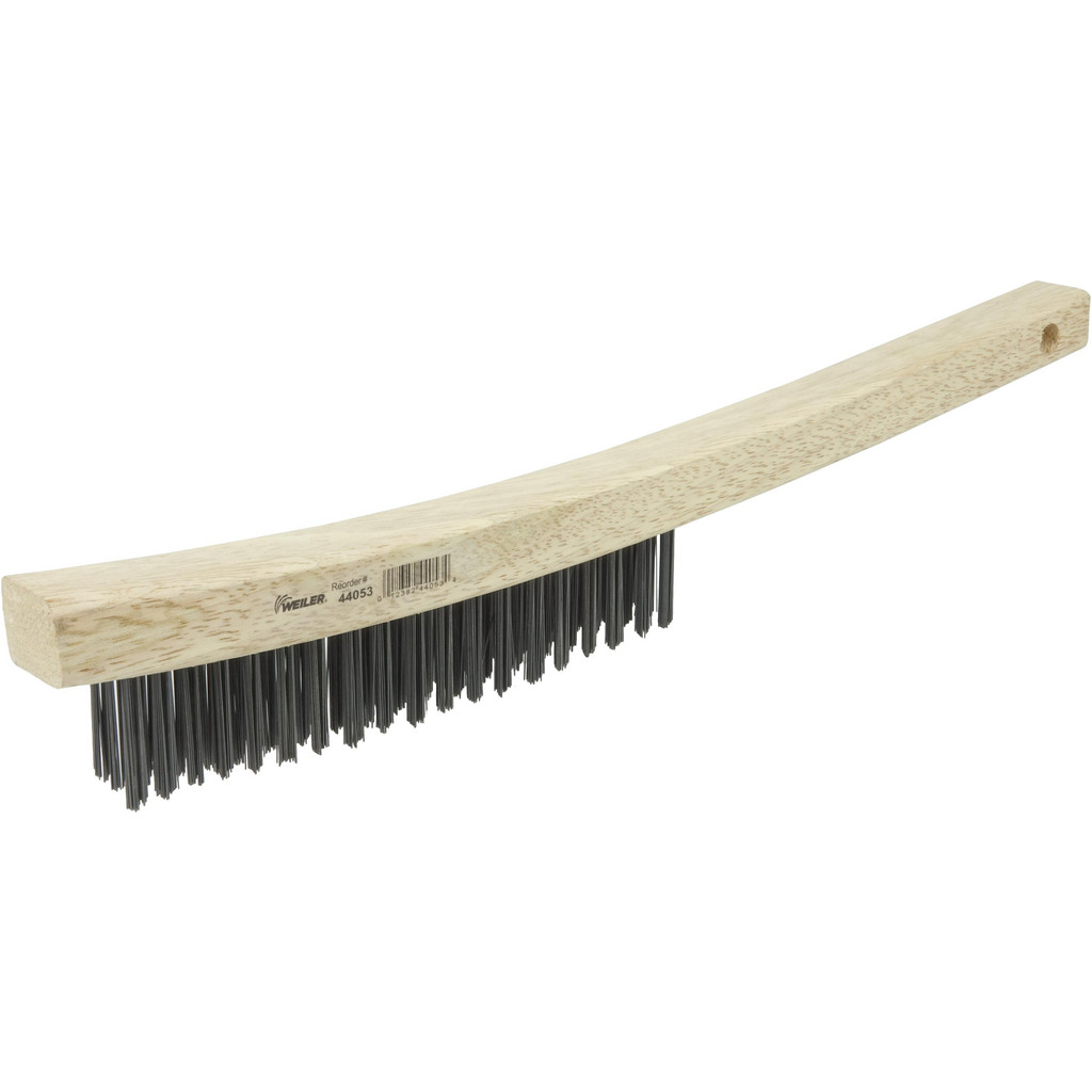 Weiler - Scratch Brush: 3 Row, 19 Column, Steel | MSC Direct
