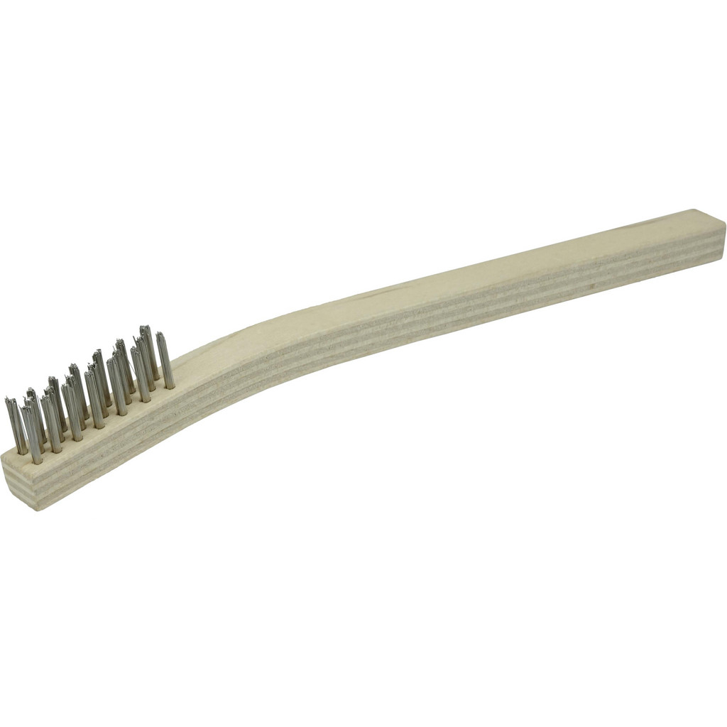 Weiler - Scratch Brush: 3 Row, 7 Column, Stainless Steel | MSC Direct