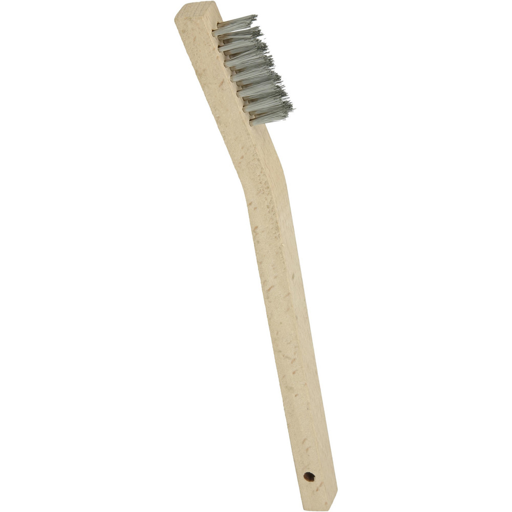 Weiler - Scratch Brush: 3 Row, 7 Column, Stainless Steel | MSC Direct