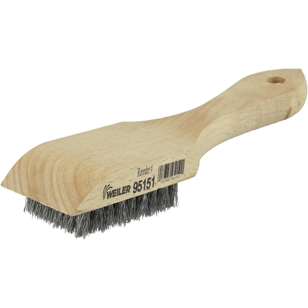 Weiler - Scratch Brush: 6 Row, 19 Column, Aluminum | MSC Direct
