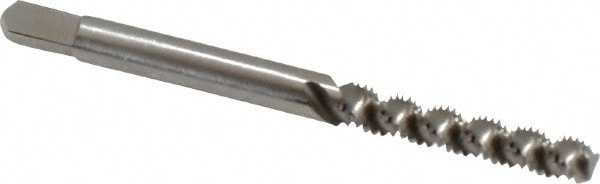 Cleveland C58805 Spiral Flute Tap: M4 x 0.70, 3 Flute, Bottoming, 2B Class of Fit, High Speed Steel, Bright/Uncoated Image