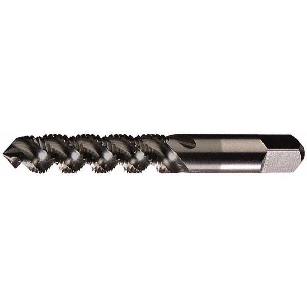 Spiral Flute Tap: 1/2-13, UNC, 3 Flute, Bottoming Chamfer, 2B Class of Fit, High-Speed Steel, Oxide Finish - 0.9400" Thread Length, Right Hand Flute, Right Hand Thread, H3, Series 1094BO
