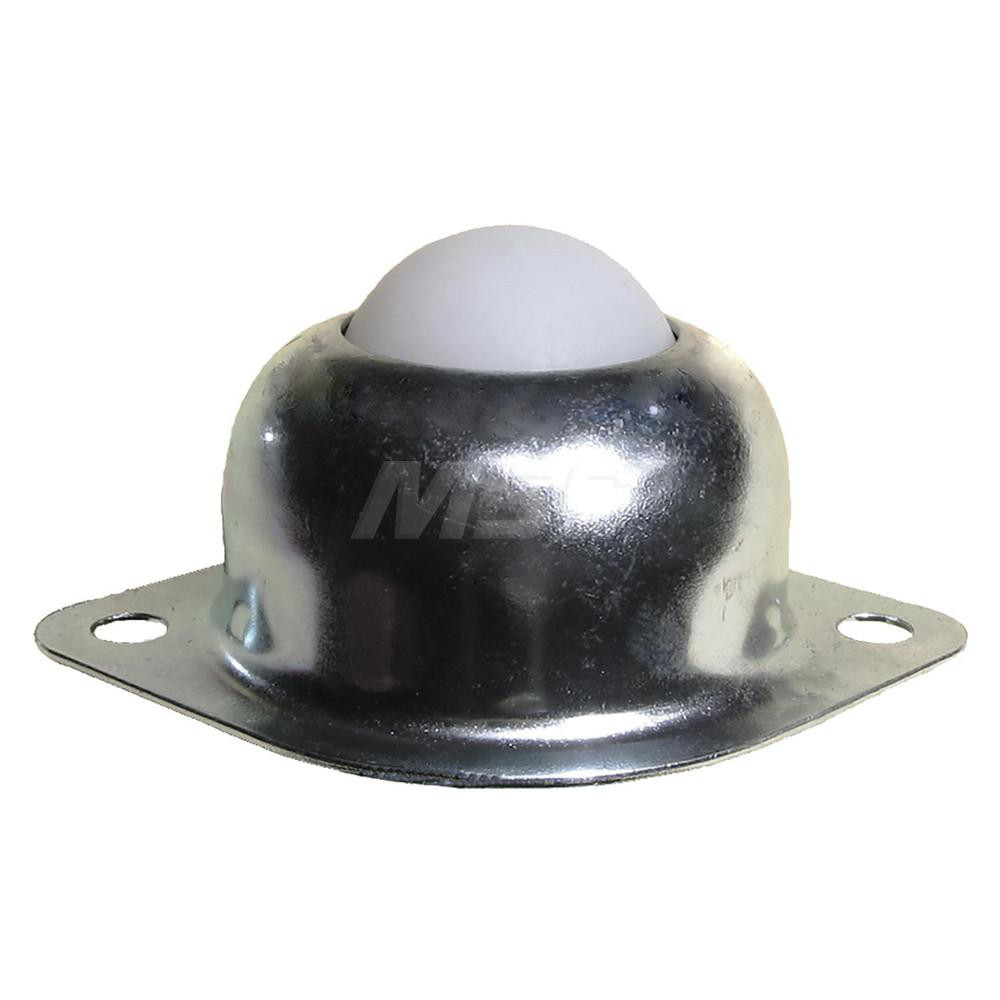 Ashland Conveyor Ball Transfer 1" Ball Dia, Nylon, Square Base