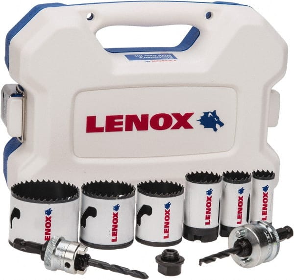Lenox Electrician's Hole Saw Kit: Pc, 7/8 to 2-1/4″ Dia 57224818  MSC Industrial Supply