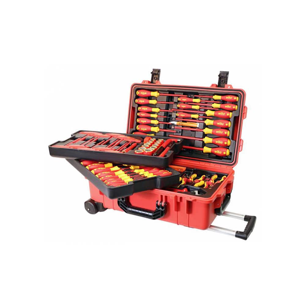 Wiha 32800 Insulated 80 Pc Set In Rolling Tool Case
