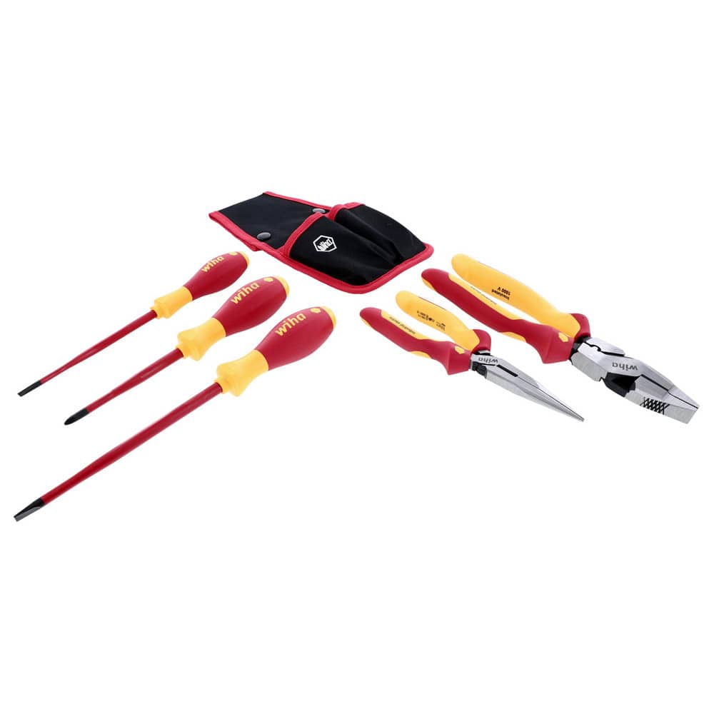 Combination Hand Tool Set: 5 Pc, Insulated Tool Set