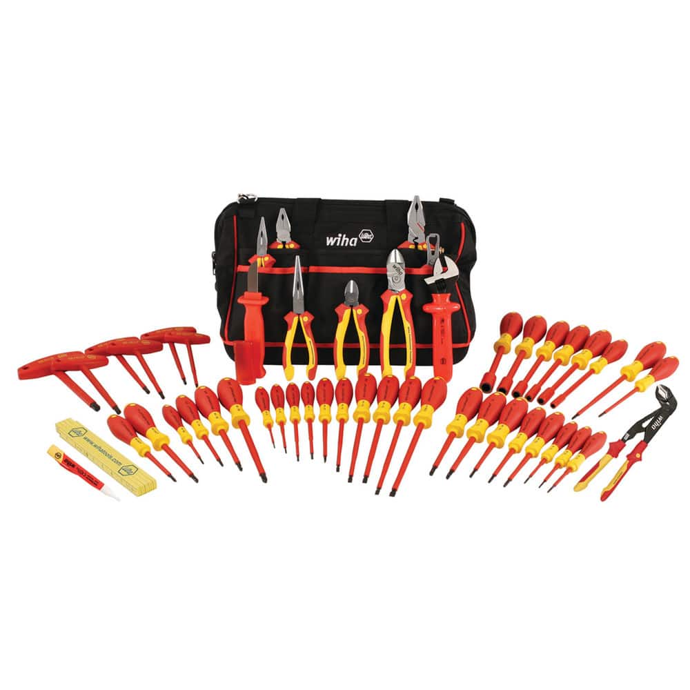 Combination Hand Tool Set: 50 Pc, Insulated Tool Set