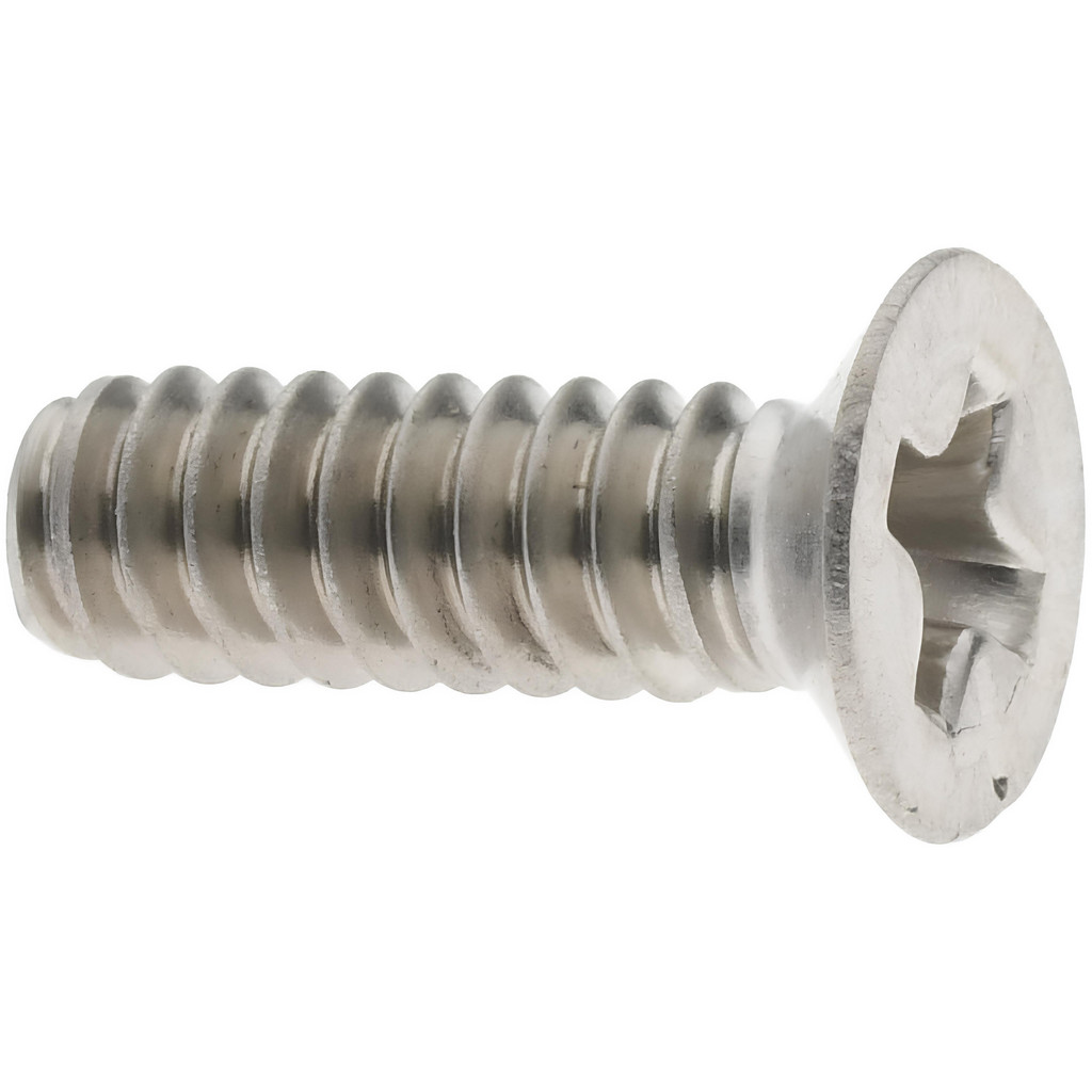 Fastenere #6-32 X 3/16 Pan Head Machine Screws – Phillips Drive, Stainless Steel 18-8 (Qty 100)
