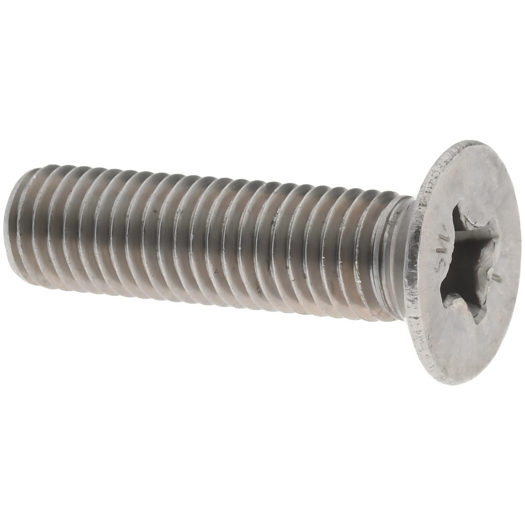 Hard-to-Find Fastener 014973480530 – 1/4-28 X 2-1/2 Inch Phillips Flat Machine Screws, Stainless Steel, 8 Pieces, Fine Thread
