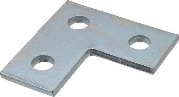 Strut Channel Flat Corner Fitting: Use with Cooper B-Line - Channel/Strut (All Sizes Except B62 & B72), 1/2" Bolt