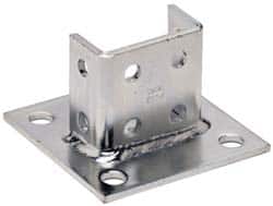 Strut Channel Post Base: Use with Cooper B-Line - Channel/Strut (All Sizes Except B62 & B72), 1/2" Bolt