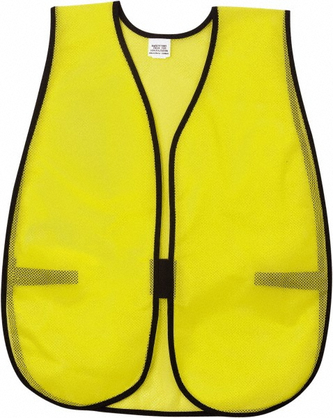 High Visibility Vest: Universal - Yellow, Hook & Loop Closure, No Pocket