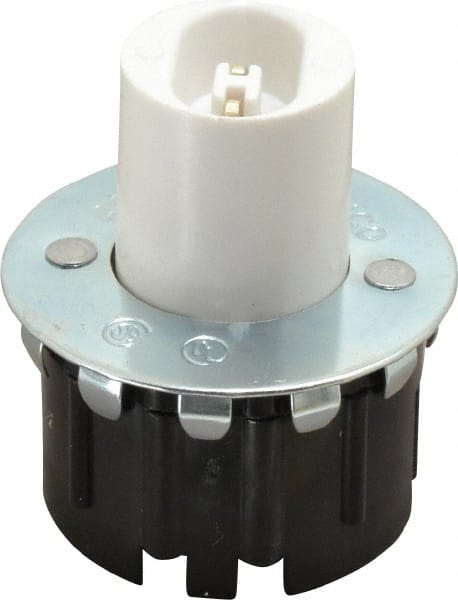 1 Pin, 600 VAC, 660 Watt, High Output Lamp Holder with Plunger