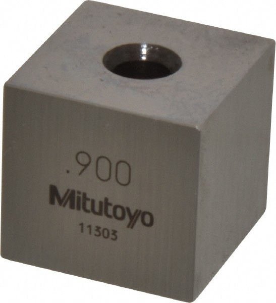 Mitutoyo 614199-531 Square Steel Gage Block: 0.9", Grade 0 Image