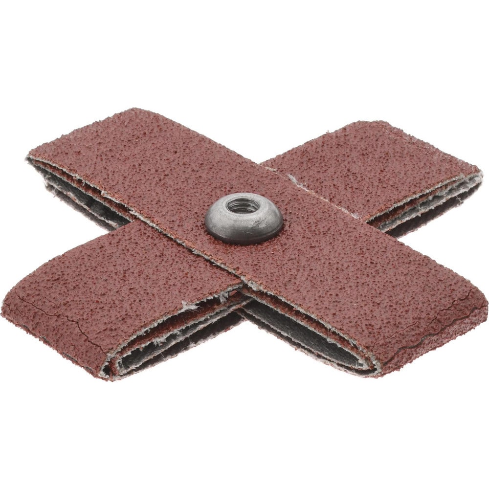 60 Grit, Medium Grade, Aluminum Oxide Cross Pad