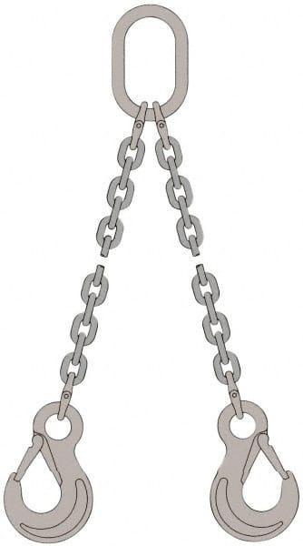 Pewag 5G63DOS/5 Chain Sling: 5 Long, Stainless Steel 
