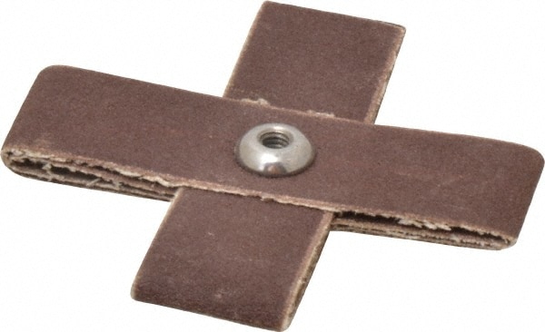 120 Grit, Fine Grade, Aluminum Oxide Cross Pad