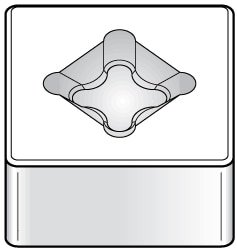 Kennametal 1866356 SNMX453T0820 KY3500 Ceramic Turning Insert Image