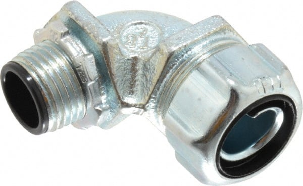 Thomas & Betts 5352HT Conduit Connector: For Liquid-Tight, Steel, 1/2" Trade Size 