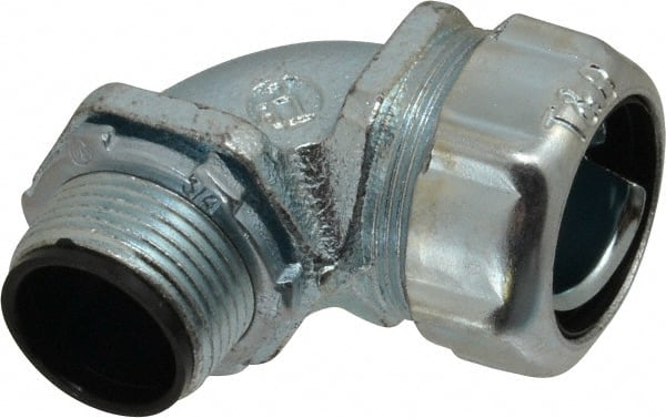 Thomas & Betts 5353HT Conduit Connector: For Liquid-Tight, Steel, 3/4" Trade Size 