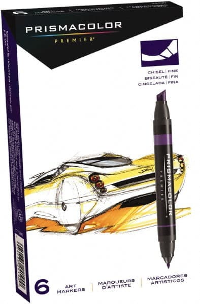 Prismacolor - Laundry Marker: Warm Black, Alcohol-Based, Brush Point -  57421695 - MSC Industrial Supply