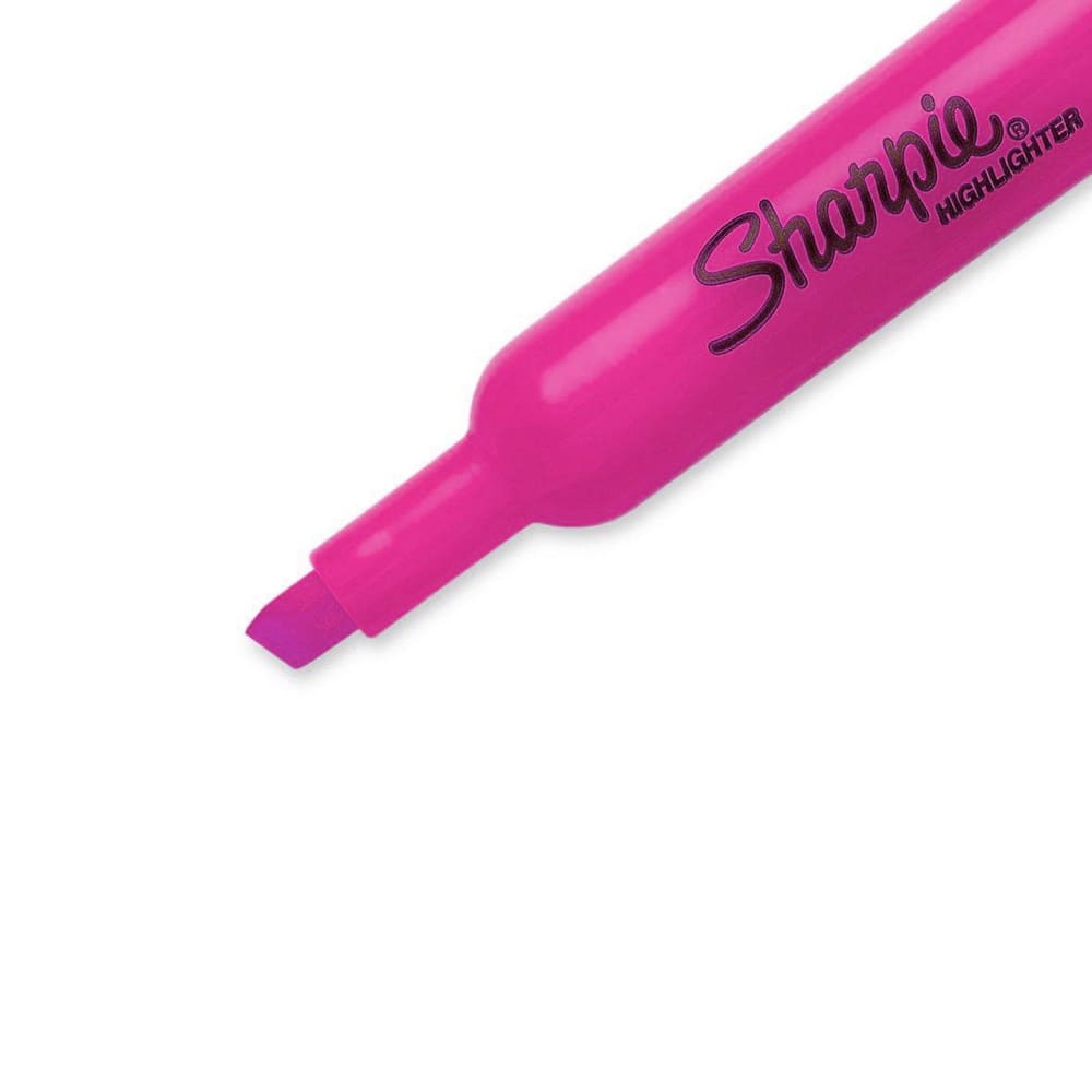 Sharpie - Highlighter Marker: Assorted Color, AP Non-Toxic, Chisel Point -  57311276 - MSC Industrial Supply