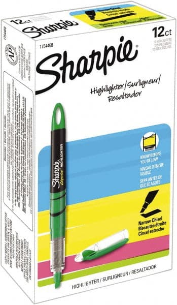 Highlighter Marker: Green, AP Non-Toxic, Chisel Point
