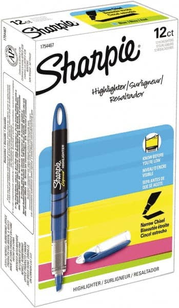 Highlighter Marker: Blue, AP Non-Toxic, Chisel Point