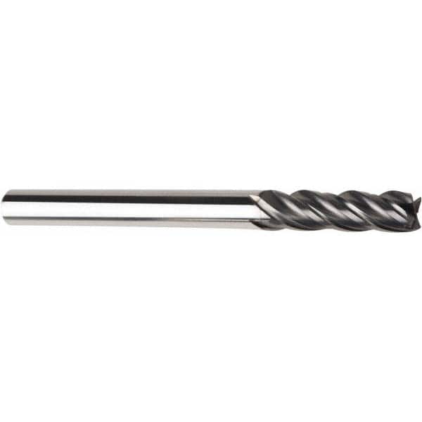 American Tool Service 610-1875 Square End Mill: 3/16" Dia, 4 Flutes, 5/8" LOC, Solid Carbide 